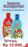Promo Harga KODOMO Gel Shampoo & Conditioner Blueberry, Strawberry 200 ml - Indomaret