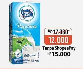 Promo Harga FRISIAN FLAG Susu UHT Purefarm All Variants 900 ml - Alfamart