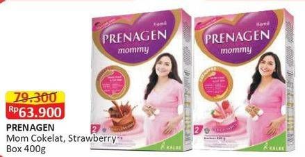 Promo Harga Prenagen Mommy Velvety Chocolate, Lovely Strawberry 400 gr - Alfamart