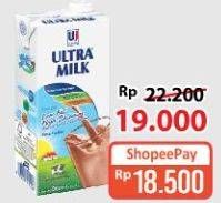 Promo Harga ULTRA MILK Susu UHT Low Fat Full Cream 1000 ml - Alfamart