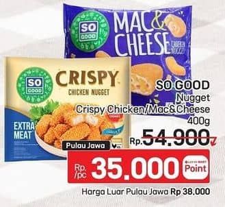 Promo Harga So Good Chicken Nugget  - LotteMart