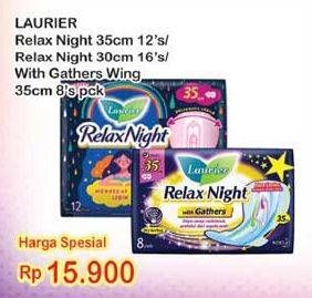 Promo Harga Relax Night 35cm 12s/ 30cm 16s/ 35cm 8s  - Indomaret