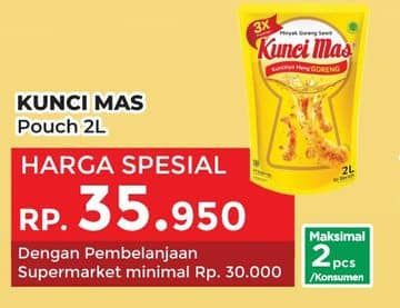 Promo Harga Kunci Mas Minyak Goreng 2000 ml - Yogya