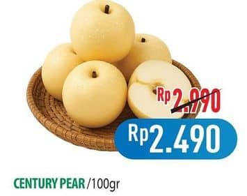 Promo Harga Pear Century per 100 gr - Hypermart