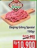 Promo Harga Daging Giling Sapi Spesial per 100 gr - Hypermart