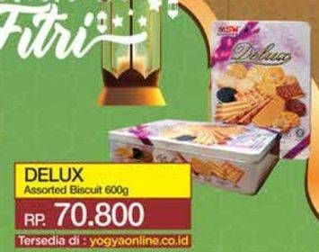Promo Harga Asia Delux Assorted Biscuit 650 gr - Yogya
