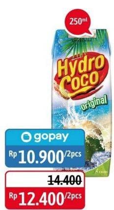 Promo Harga HYDRO COCO Minuman Kelapa Original 250 ml - Alfamidi