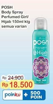 Promo Harga Posh Perfumed Body Spray  - Indomaret