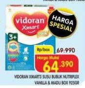 Promo Harga Vidoran Xmart 3+ Madu, Vanilla 950 gr - Superindo
