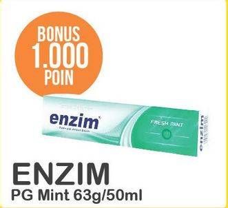 Promo Harga ENZIM Pasta Gigi Mint 50 ml - Alfamart