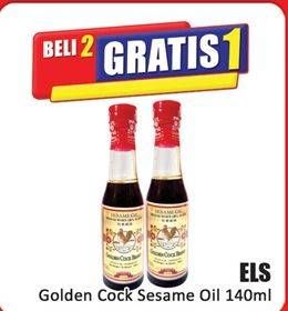 Promo Harga ELS Golden Cock Sesame Oil 140 ml - Hari Hari