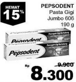 Promo Harga PEPSODENT Pasta Gigi Pencegah Gigi Berlubang White 190 gr - Giant