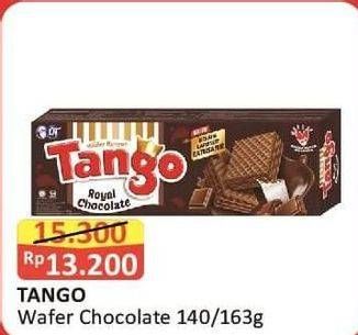 Promo Harga Tango Wafer Chocolate 163 gr - Alfamart