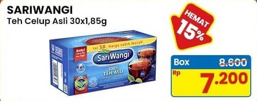 Promo Harga Sariwangi Teh Asli 55 gr - Indomaret