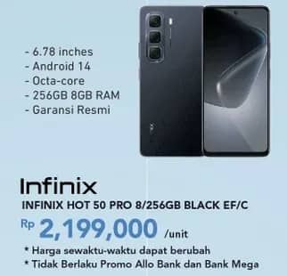 Promo Harga Infinix HOT 50  - Carrefour