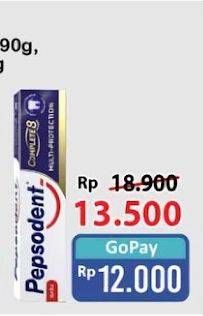 Promo Harga Pepsodent Pasta Gigi Complete 8 Actions 150 gr - Alfamart