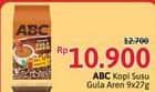 Promo Harga ABC Kopi Gula Aren per 11 sachet 27 gr - Alfamidi