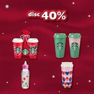 Promo Harga Disc 40%  - Starbucks