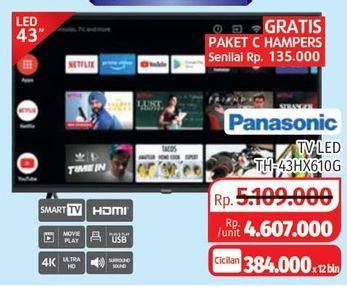 Promo Harga PANASONIC TH-43HX610G   - Lotte Grosir