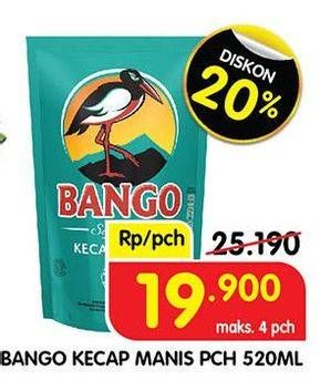 Promo Harga Bango Kecap Manis 520 ml - Superindo