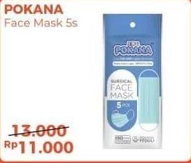 Promo Harga POKANA Face Mask 5 pcs - Alfamart