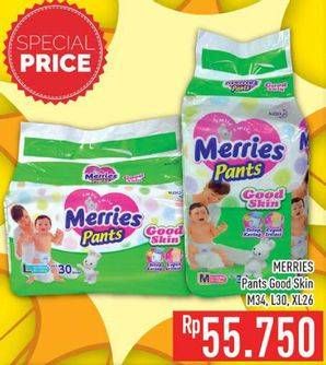 Promo Harga MERRIES Pants Good Skin M34, L30, XL26  - Hypermart