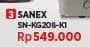 Promo Harga Sanex SN KG-208 K1 Kompor Gas Kaca 2 Tungku  - COURTS
