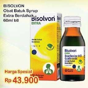 Promo Harga BISOLVON Extra Untuk Batuk Berdahak 60 ml - Indomaret