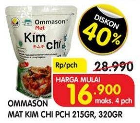 Promo Harga OMMASON Mat Kimchi 215/320 g  - Superindo