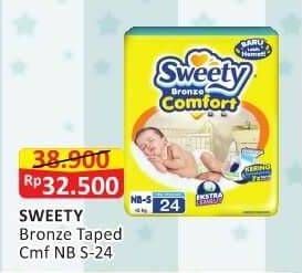 Promo Harga Sweety Bronze Comfort NB-S24 24 pcs - Alfamart