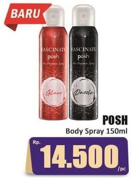 Promo Harga Posh Perfumed Body Spray 150 ml - Hari Hari