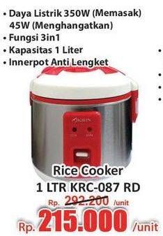 Promo Harga Kirin Rice Cooker KRC-087  - Hari Hari
