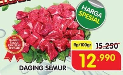 Promo Harga Daging Semur per 100 gr - Superindo