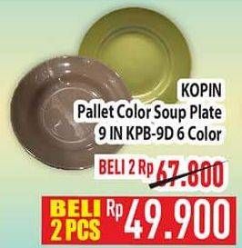 Promo Harga KOPIN PALLET Color Soup Plate KPB-9D  - Hypermart
