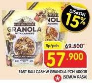 Promo Harga EAST BALI CASHEW Granola All Variants 400 gr - Superindo