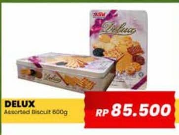 Promo Harga Asia Delux Assorted Biscuit 650 gr - Yogya