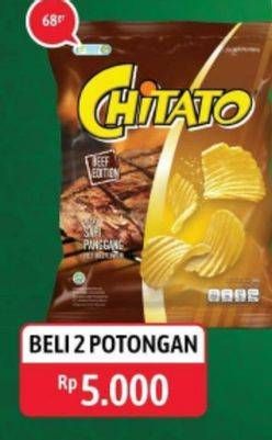 Promo Harga CHITATO Snack Potato Chips per 2 bungkus 68 gr - Alfamidi