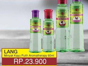 Promo Harga CAP LANG Minyak Kayu Putih Aromatheraphy Reguler 60 ml - Yogya