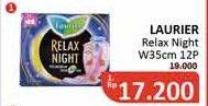 Promo Harga Laurier Relax Night 35cm 12 pcs - Alfamidi