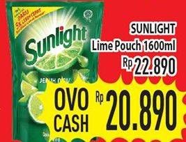 Promo Harga SUNLIGHT Pencuci Piring Jeruk Nipis 100 1600 ml - Hypermart