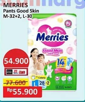 Promo Harga Merries Pants Good Skin M34, L30 30 pcs - Alfamart