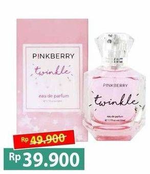 Promo Harga PINKBERRY Eau De Parfum Twinkle 50 ml - Alfamart