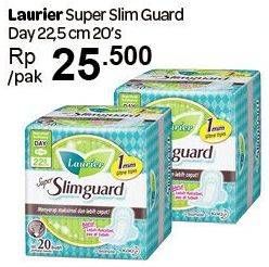 Promo Harga Laurier Super Slimguard Day 22.5cm 20 pcs - Carrefour