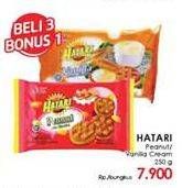Promo Harga ASIA HATARI Jam Biscuits Peanut, Vanilla 250 gr - LotteMart