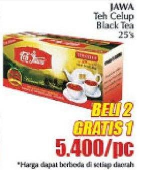 Promo Harga Teh Jawa Teh Celup Black Tea 25 pcs - Giant