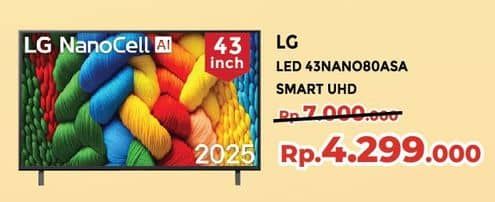 Promo Harga LG 43NANO80ASA  - Yogya