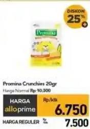 Promo Harga Promina 8+ Baby Crunchies Keju 20 gr - Carrefour