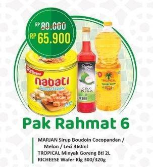 Promo Harga Parcel Hampers PAK RAHMAT 6 MARJAN TROPICAL RICHEESE  - Alfamart