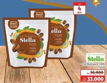 Promo Harga STELLA All In One Caffe Latte 42 gr - Lotte Grosir