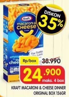 Promo Harga Kraft Macaroni & Cheese Dinner 156 gr - Superindo